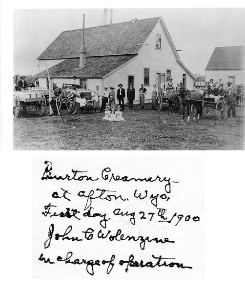 Burton family Creamery 1900